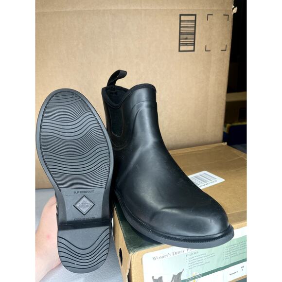 Muck Derby paddock boot dby-000	Women's 5 Black - Picture 3 of 6